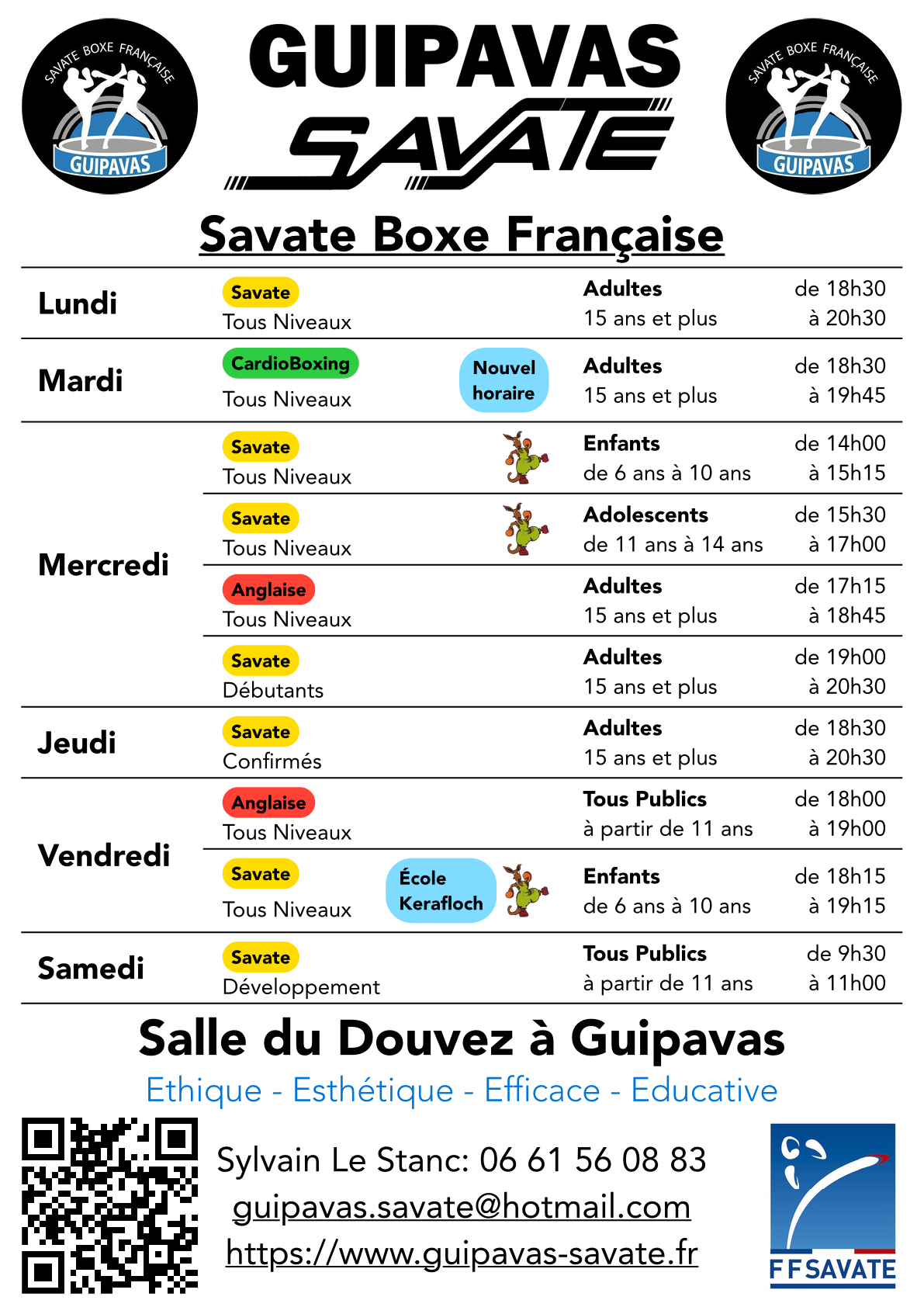 Inscriptions pour la saison 2026-2027